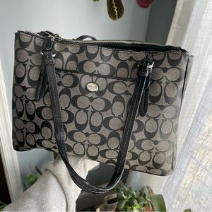 Coach Payton Signature Jordan Double Zip Carryall